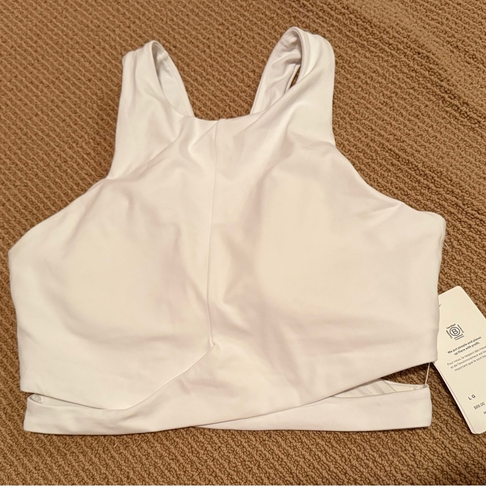 Athleta Conscious Cut Out Crop Bra